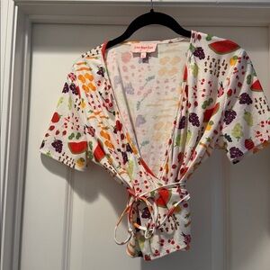 Lisa Says Gah Farmers Market Lucille Wrap Around Top